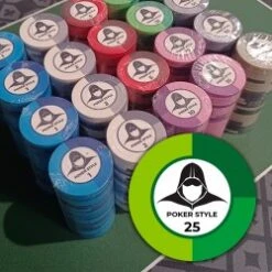 500 Jetons De Cash Game "POKER STYLE" - 1 Seul Exemplaire - Ne Sera Pas Rééditée - 1/2/5/10/25/50/200