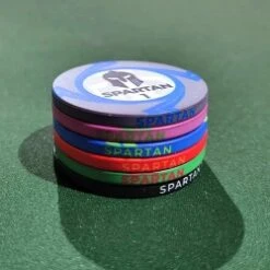 500 Jetons De Cash Game "SPARTAN" - 1 Seul Exemplaire - Ne Sera Pas Rééditée - 1/2/5/10/25/100 -Cartes Production 500 jetons de cash game spartan 1 seul exemplaire ne sera pas reeditee 1251025100 3