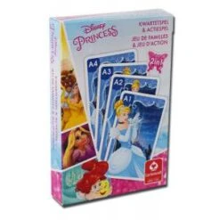 CARTAMUNDI 8 Familles Disney Princess - Jeu De 32 Cartes