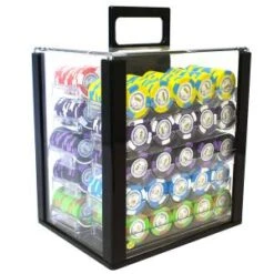 Bird Cage De 1000 Jetons De Poker "LAS VEGAS" - Version TOURNOI - En Clay Composite 14 G -Cartes Production bird cage de 1000 jetons de poker las vegas version tournoi en clay composite 14 g avec accessoires 2