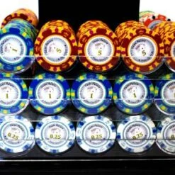 Bird Cage De 600 Jetons De Poker "CROWN" - Version CASH GAME - En Clay Composite 14 G -Cartes Production bird cage de 600 jetons de poker crown version cash game en clay composite 14 g avec accessoires 3