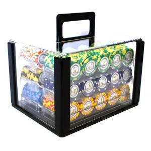 Bird Cage De 600 Jetons De Poker "CROWN" - Version TOURNOI - En Clay Composite 14 G 5 Bird Cage De 600 Jetons De Poker "CROWN" - Version TOURNOI - En Clay Composite 14 G – Image 5