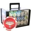 Bird Cage De 600 Jetons De Poker "WELCOME LAS VEGAS" - Version CASH GAME - ABS Insert Métallique 12 G.