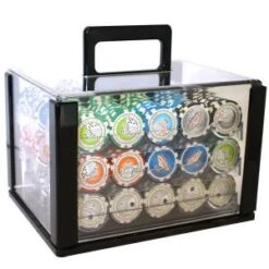 Bird Cage De 600 Jetons De Poker "WELCOME LAS VEGAS" - Version CASH GAME - ABS Insert Métallique 12 G. -Cartes Production bird cage de 600 jetons de poker welcome las vegas version cash game en abs insert metallique 12 g avec accessoires 1 3