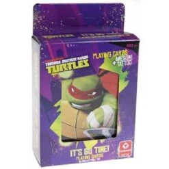 CARTAMUNDI Boîte Collector Tortues Ninja "TURTLES" - Jeu De 54 Cartes