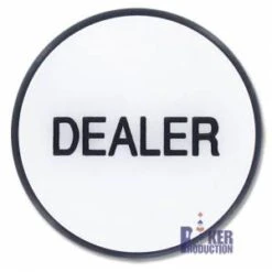 Bouton Dealer "BICOLORE" – 77cm – 2 Faces Différentes -Cartes Production bouton dealer bicolore 77cm 2 faces differentes 2