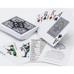 Bullets "PLATINIUM" - Jeu De 54 Cartes 100% Plastique - 2 Index Jumbo - Format Poker -Cartes Production bullets jeu de 54 cartes 100 plastique 4 index jumbo format poker 15