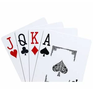 Bullets "BLUE" - Jeu De 54 Cartes 100% Plastique - 2 Index Jumbo - Format Poker 4 Bullets "BLUE" - Jeu De 54 Cartes 100% Plastique - 2 Index Jumbo - Format Poker – Image 4