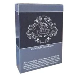 Bullets "RED" - Jeu De 54 Cartes 100% Plastique - 4 Index Jumbo - Format Poker -Cartes Production bullets jeu de 54 cartes 100 plastique 4 index jumbo format poker 32