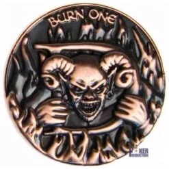 Card Guard "DEVIL" – 45mm-en Métal.