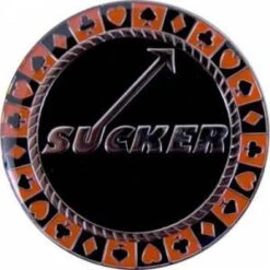 Card-Guard "SUCKER" - Toupie En Métal – 2 Faces Différentes – 55 Mm