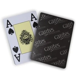 Cartes "CARTES PRODUCTION NOIRES" - Jeu De 55 Cartes 100% Plastique – Format Poker 2 Cartes "CARTES PRODUCTION NOIRES" - Jeu De 55 Cartes 100% Plastique – Format Poker – Image 2