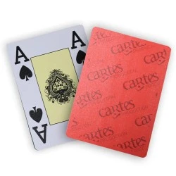 Cartes "CARTES PRODUCTION ROUGES" - Jeu De 55 Cartes 100% Plastique – Format Poker 2 Cartes "CARTES PRODUCTION ROUGES" - Jeu De 55 Cartes 100% Plastique – Format Poker – Image 2
