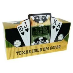 Cartouche De 12 Jeux Copag "TEXAS HOLD'EM GOLD"