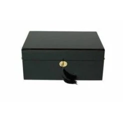 Cartes Production 34 Coffret De Rangement "ÉCRIN" En Bois Pour 500 Jetons De Poker – Plateau Amovible - Fond Bois