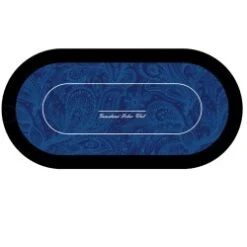 Dessus De Table De Poker "FLOREAL" XL - 240 Cm X 100 Cm - Pliable - Pour 10 Joueurs