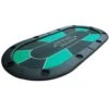 Dessus De Table De Poker "NO LIMIT GREEN" - 200 Cm X 100 Cm - Pliable - Pour 10 Joueurs