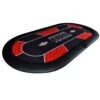 Dessus De Table De Poker "NO LIMIT RED" - 200 Cm X 100 Cm - Pliable - Pour 10 Joueurs
