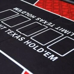 Dessus De Table De Poker "NO LIMIT RED" - 200 Cm X 100 Cm - Pliable - Pour 10 Joueurs -Cartes Production dessus de table de poker no limit pliable pour 10 joueurs 5