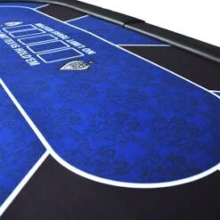Dessus De Table De Poker "NO LIMIT BLUE" - 200 Cm X 100 Cm - Pliable - Pour 10 Joueurs -Cartes Production dessus de table de poker no limit pliable pour 10 joueurs 9