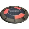 Dessus De Table De Poker "NO LIMIT" Rond - 120 Cm - Pliable - Pour 6 Joueurs