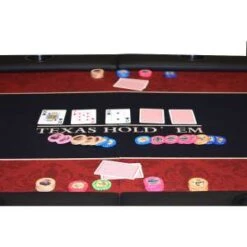 Dessus De Table De Poker "VICTORIAN" - 200 Cm X 100 Cm - Pliable - Pour 10 Joueurs -Cartes Production dessus de table de poker victorian 200 cm x 100 cm pliable pour 10 joueurs 4