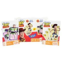 Duo Pack "TOY STORY" - 1 Jeu De Familles Et 1 Jeu De Mémoire
