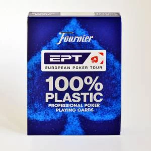 Fournier "EPT" BLEU - Jeu De 55 Cartes 100% Plastique – Format Poker - 2 Index Jumbo 1 Fournier "EPT" BLEU - Jeu De 55 Cartes 100% Plastique – Format Poker - 2 Index Jumbo