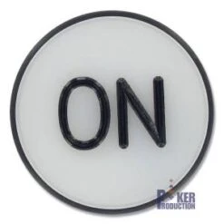 Jeton De Craps "ON/OFF" Jumbo – 77x20mm - En Pvc