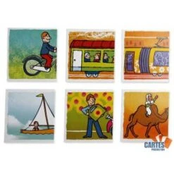 Jeu De Loto "LE DÉCOUVREUR LES VÉHICULES ÉCOLOGIQUES" -Cartes Production jeu de loto le decouvreur les vehicules ecologiques 2