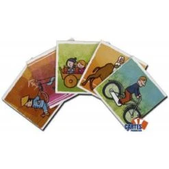 "LA DOUBLETTE LES VÉHICULES ÉCOLOGIQUES" - Jeu De 32 Cartes Cartonnées Plastifiées - 58 X 58 Mm -Cartes Production la doublette les vehicules ecologiques jeu de 32 cartes cartonnees plastifiees 58 x 58 mm 2