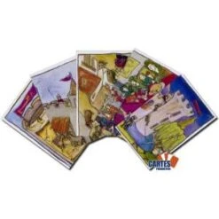 "LE PETIT JEU DES PRINCESSES ET CHEVALIERS" - Jeu De 32 Cartes Cartonnées Plastifiées -100 X 65 Mm -Cartes Production le petit jeu des princesses et chevaliers jeu de 32 cartes cartonnees plastifiees 100 x 65 mm 2