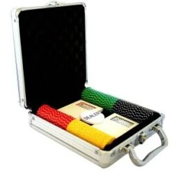 Mallette De 100 Jetons De Poker "SUITED COLOR" - En ABS Insert Métallique 12 G - Avec Accessoires -Cartes Production mallette de 100 jetons de poker suited en abs insert metallique 12 g avec accessoires 1 2