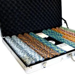 Mallette De 1000 Jetons De Poker "CROWN" - Version CASH GAME - En Clay Composite 14 G - Avec Accessoires 7 Mallette De 1000 Jetons De Poker "CROWN" - Version CASH GAME - En Clay Composite 14 G - Avec Accessoires -Cartes Production mallette de 1000 jetons de poker crown version cash game en clay composite 14 g avec accessoires 2