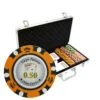 Mallette De 300 Jetons De Poker "CROWN" - Version CASH GAME - En Clay Composite 14 G - Avec Accessoires