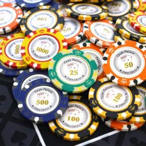 Mallette De 300 Jetons De Poker "CROWN" - Version TOURNOI - En Clay Composite 14 G - Avec Accessoires 2 Mallette De 300 Jetons De Poker "CROWN" - Version TOURNOI - En Clay Composite 14 G - Avec Accessoires – Image 2