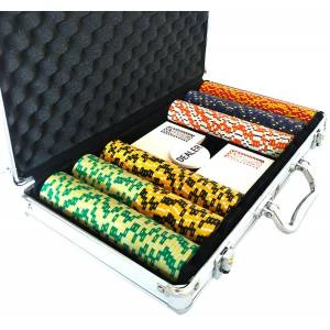 Mallette De 300 Jetons De Poker "CROWN" - Version TOURNOI - En Clay Composite 14 G - Avec Accessoires 3 Mallette De 300 Jetons De Poker "CROWN" - Version TOURNOI - En Clay Composite 14 G - Avec Accessoires – Image 3