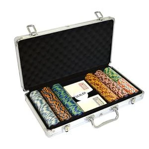 Mallette De 300 Jetons De Poker "CROWN" - Version TOURNOI - En Clay Composite 14 G - Avec Accessoires 4 Mallette De 300 Jetons De Poker "CROWN" - Version TOURNOI - En Clay Composite 14 G - Avec Accessoires – Image 4