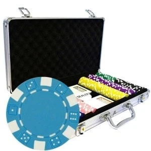 Mallette De 300 Jetons De Poker "DICE COLOR" - En ABS Insert Métallique 12 G - Avec Accessoires 1 Mallette De 300 Jetons De Poker "DICE COLOR" - En ABS Insert Métallique 12 G - Avec Accessoires