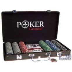 Mallette De 300 Jetons De Poker "GRIMAUD" – Jetons En ABS Avec Insert Métal – Avec 2 Jeux De Cartes Grimaud -Cartes Production mallette de 300 jetons de poker grimaud jetons en abs avec insert metal avec 2 jeux de cartes grimaud 6