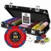 Mallette De 300 Jetons De Poker "ROYAL" - En Polypropylène – 11,5g – Livrée Avec 2 Jeux De Cartes Et Accessoires