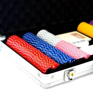 Mallette De 300 Jetons De Poker "SUITED COLOR" - En ABS Insert Métallique 12 G - Avec Accessoires 3 Mallette De 300 Jetons De Poker "SUITED COLOR" - En ABS Insert Métallique 12 G - Avec Accessoires – Image 3