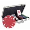Mallette De 300 Jetons Poker "SUITED" - En Plastique ABS Avec Insert Métallique 11,5g – 2 Jeux De Cartes Et Accessoires