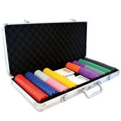 Mallette De 400 Jetons De Poker "SUITED COLOR" - En ABS Insert Métallique 12 G - Avec Accessoires -Cartes Production mallette de 400 jetons de poker suited en abs insert metallique 12 g avec accessoires 1 3