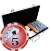 Mallette De 400 Jetons De Poker "YING YANG" - Version CASH GAME - En ABS Insert Métallique 12 G - Avec Accessoires