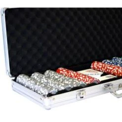 Mallette De 400 Jetons De Poker "YING YANG" - Version CASH GAME - En ABS Insert Métallique 12 G - Avec Accessoires -Cartes Production mallette de 400 jetons de poker ying yang version cash game en abs insert metallique 12 g avec accessoires 1 2
