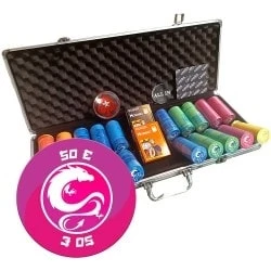 Mallette De 500 Jetons De Cash Game "DRAGON" - 1 Seul Exemplaire - Ne Sera Pas Rééditée - 1/2/10/50/200 3 Mallette De 500 Jetons De Cash Game "DRAGON" - 1 Seul Exemplaire - Ne Sera Pas Rééditée - 1/2/10/50/200 – Image 3