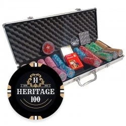 Mallette De 500 Jetons De Cash Game "HERITAGE" - 1 Seul Exemplaire - Ne Sera Pas Rééditée - 1/2/5/10/25/50/100 4 Mallette De 500 Jetons De Cash Game "HERITAGE" - 1 Seul Exemplaire - Ne Sera Pas Rééditée - 1/2/5/10/25/50/100 – Image 4