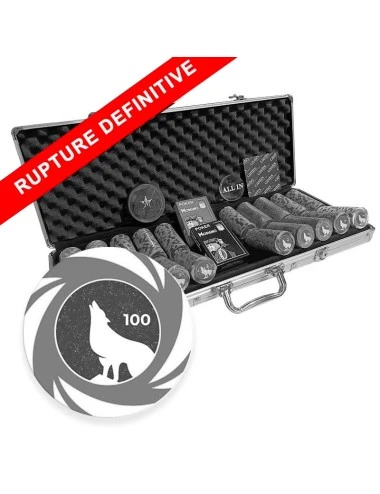 Mallette De 500 Jetons De Cash Game "THE WOLF" - 1 Seul Exemplaire - Ne Sera Pas Rééditée - 1/2/10/50/100 1 Mallette De 500 Jetons De Cash Game "THE WOLF" - 1 Seul Exemplaire - Ne Sera Pas Rééditée - 1/2/10/50/100