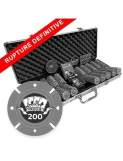 Mallette De 500 Jetons De Cash Game "POKER CLUB" - 1 Seul Exemplaire - Ne Sera Pas Rééditée - 1/2/10/50/200 -Cartes Production mallette de 500 jetons de cash game poker club 1 seul exemplaire ne sera pas reeditee 121050200 4